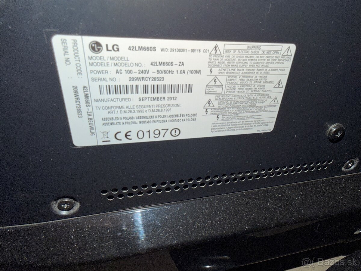 Predam 42 palcový televízor - 2