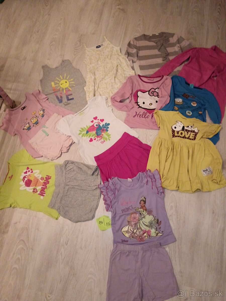Balík pre dievča veľ. 110/116 - 15 kusov - 2