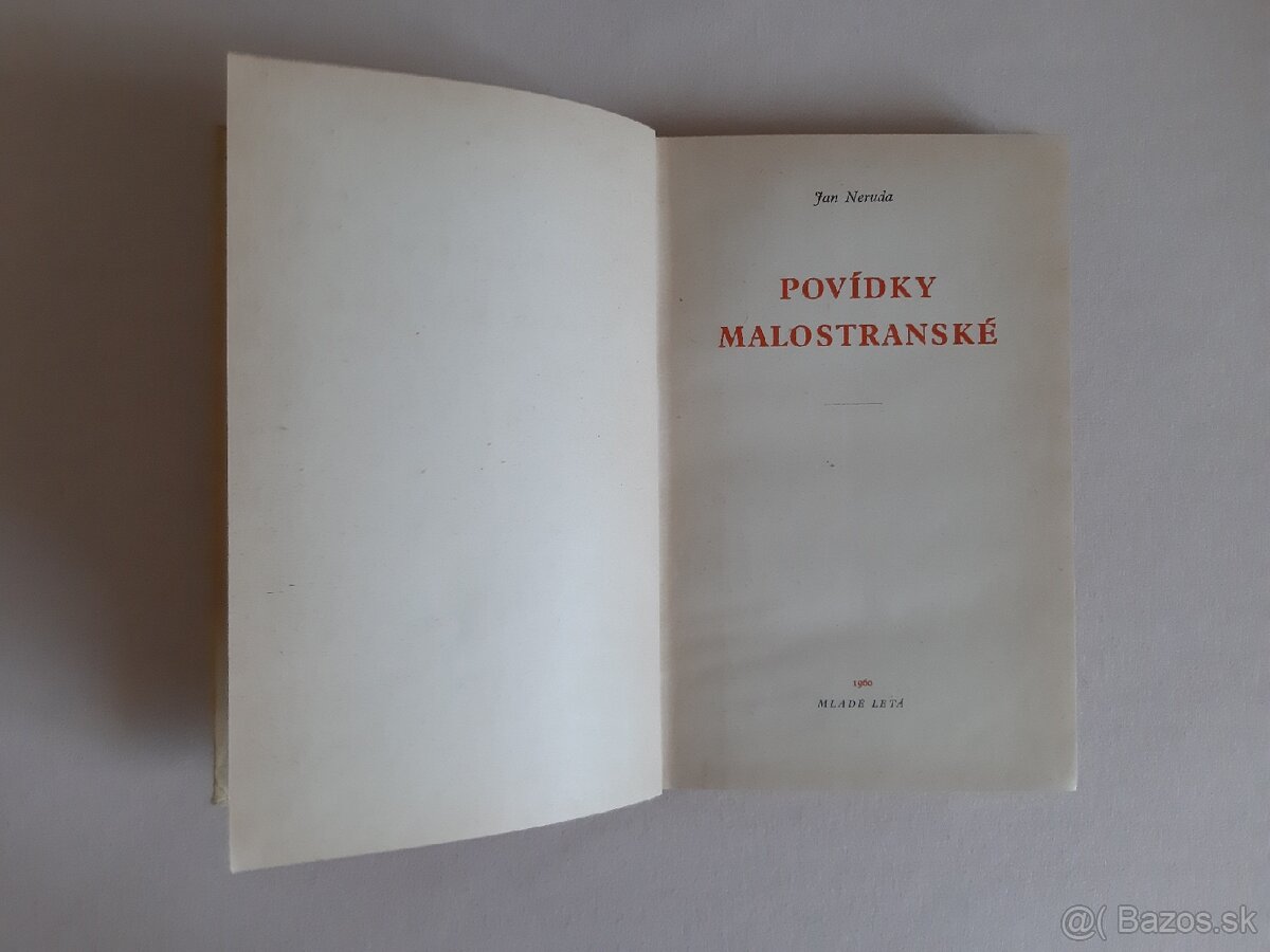 Povídky Malostranské Jan Neruda 1959 - 2