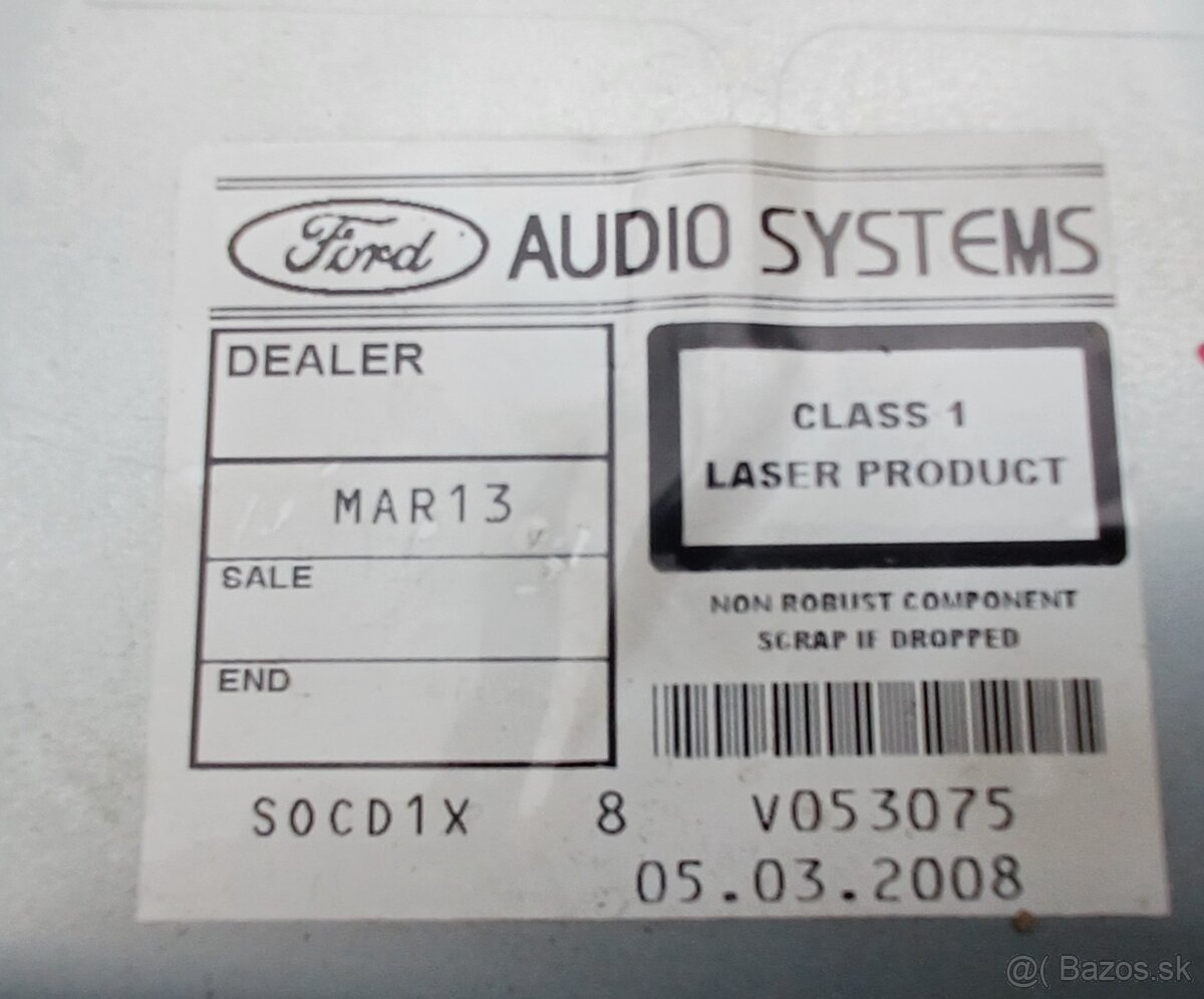 Ford galaxy,S max,Mondeo-autorádio - 2