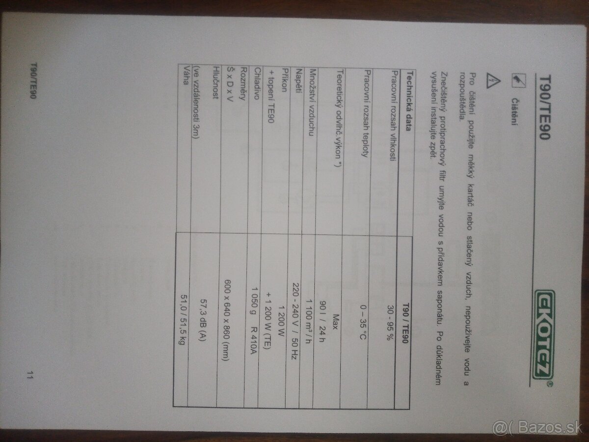 Predam kondenzacnu susiaren Ekotez - 2