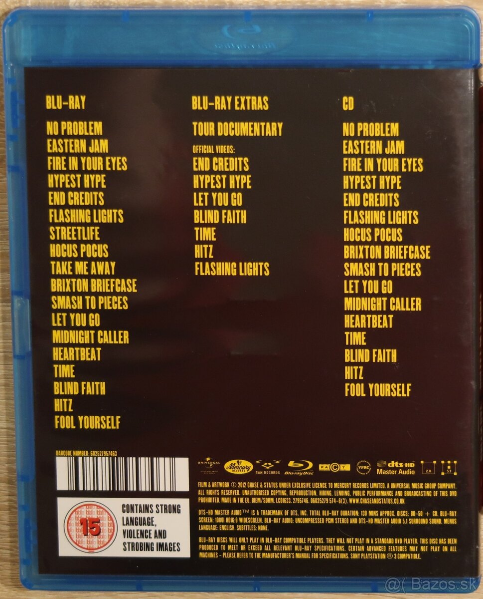 Chase and Status - Live At Brixton Academy (Blu-ray + CD) - 2