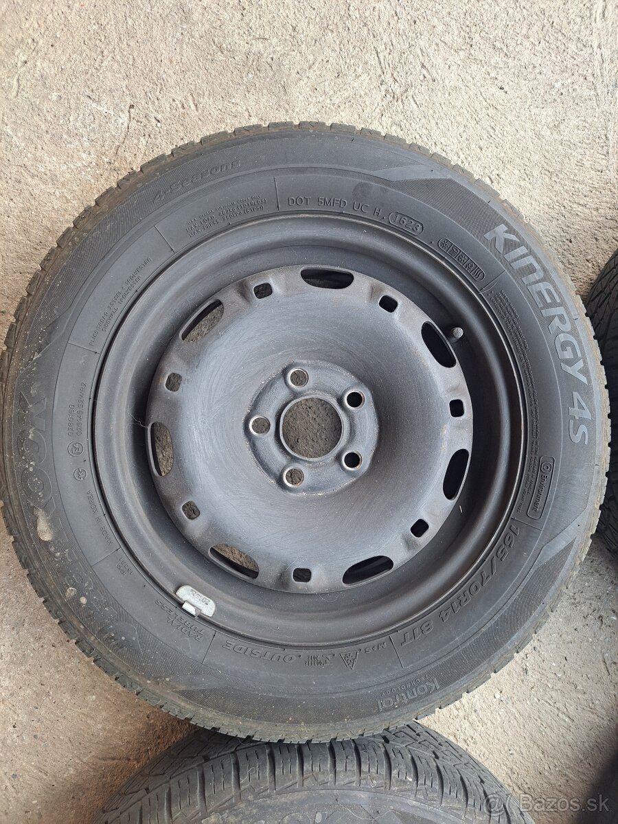 5x100 R14 plechove disky - 2