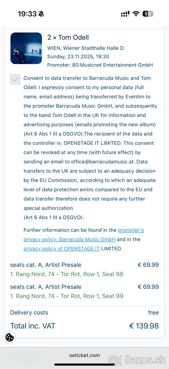 Koncert Tom Odell - 2