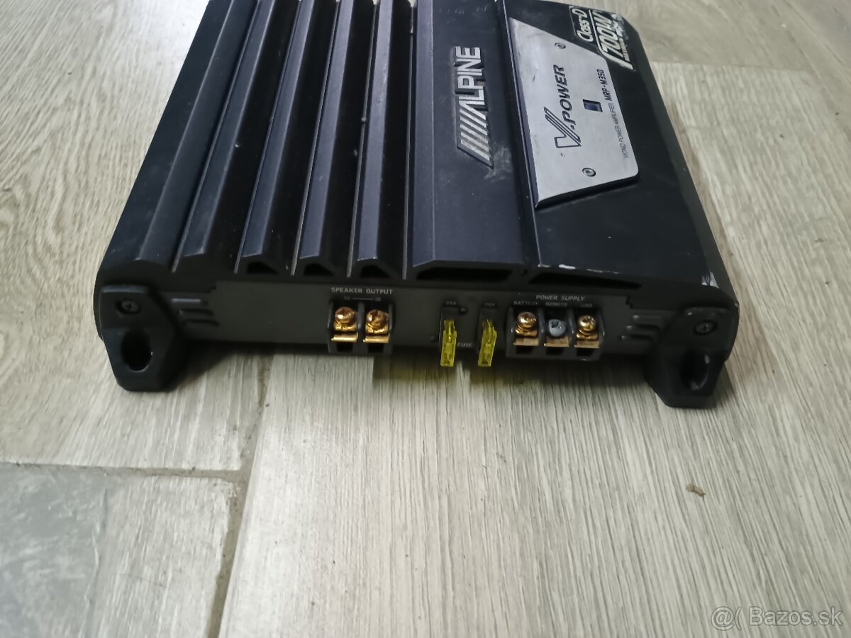 Alpine zosilňovač - 2