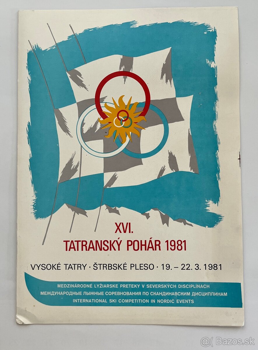 Tatranský pohár plagát 1981 - 2