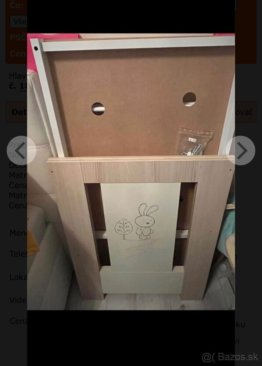 Detská postielka s matracom - 2