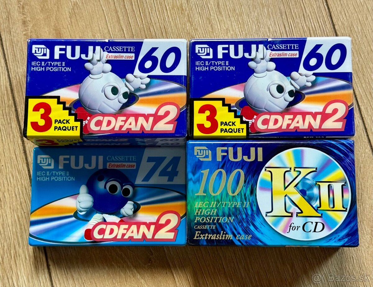 Audiokazety TDK, Fuji - 2