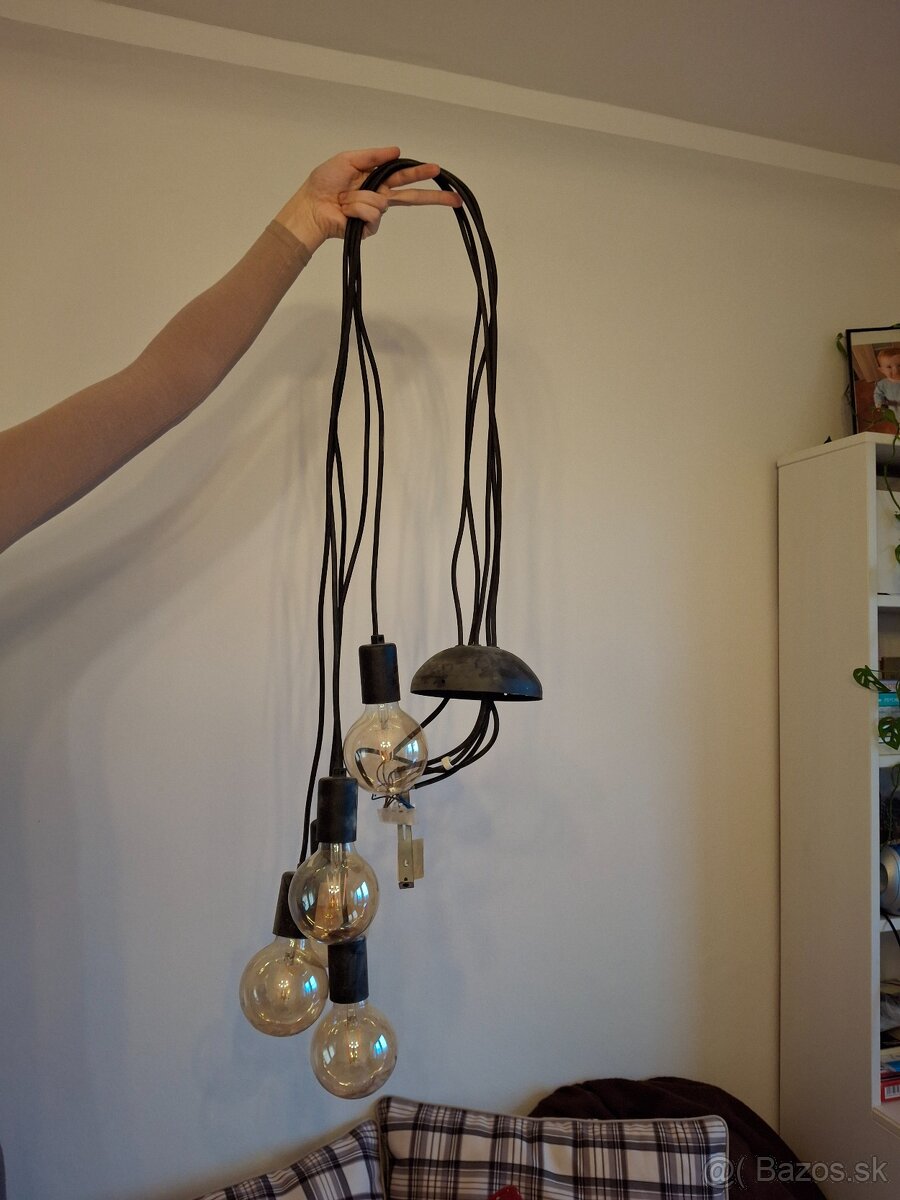 Závesné svietidlo SPIDER BLACK V - 2