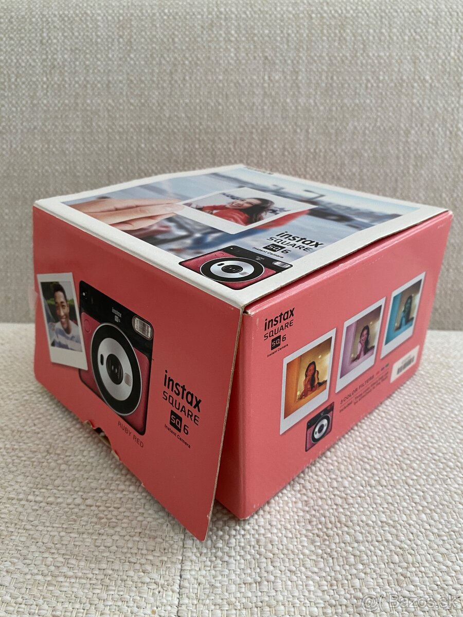 Fujifilm instax sq6 červeny / red - 2