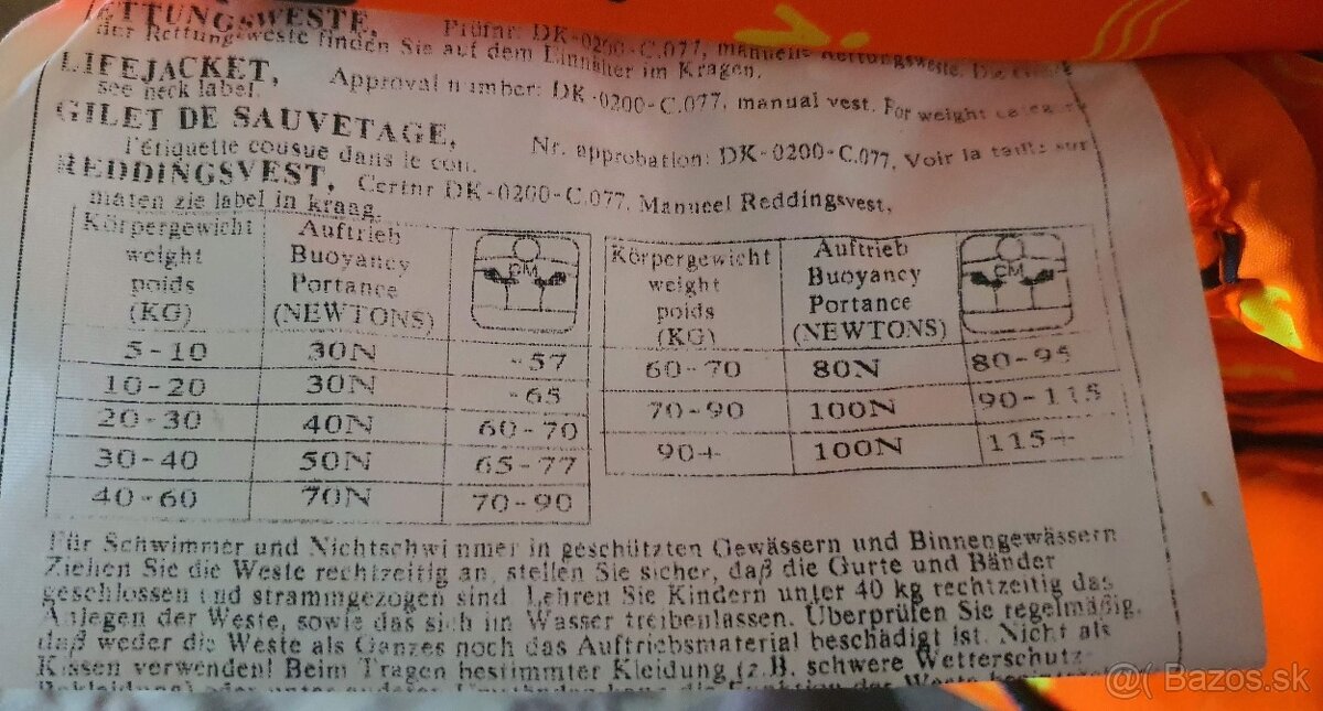 Detská plavacia vesta - 2