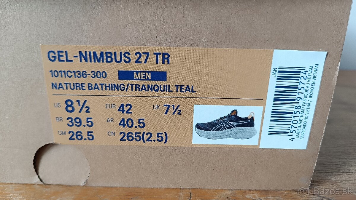 Asisc gel nimbus 27 tr - 2
