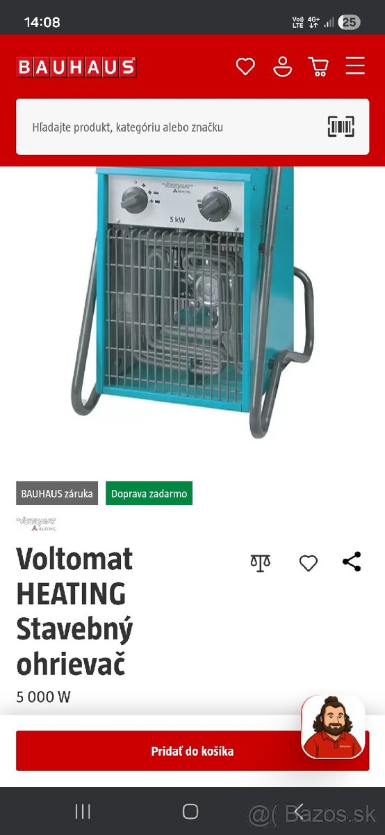 Voltomat Stavebný ohrievač 5kw - 2