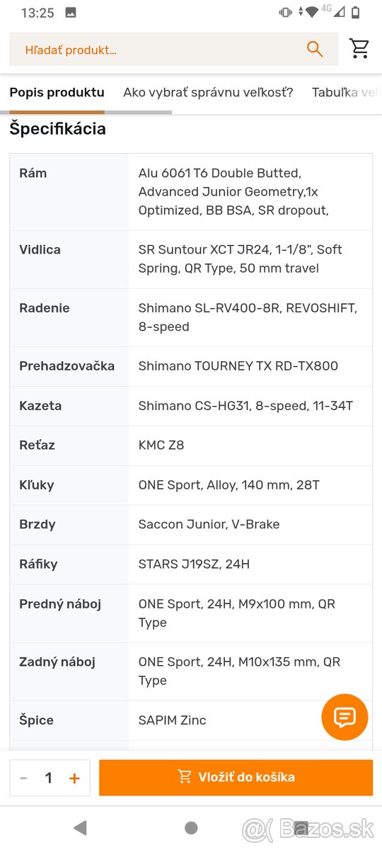 Detský bicykel Superior 24 - 2