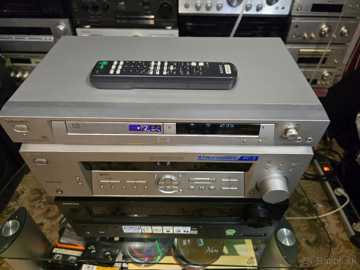 SONY STR-DE375 +DVP-NS310 set silver - 2