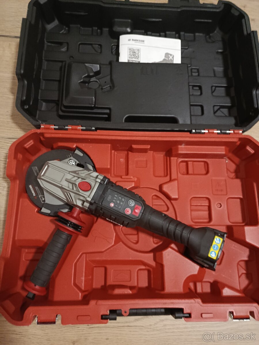 AKU uhlová brúska PARKSIDE Performance PPWSFA C4 20V - 2