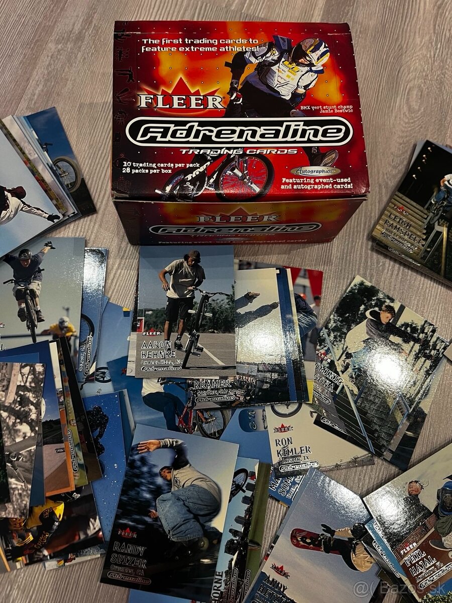 Fleer Adrenaline (2000) - zberateľské karty - 2