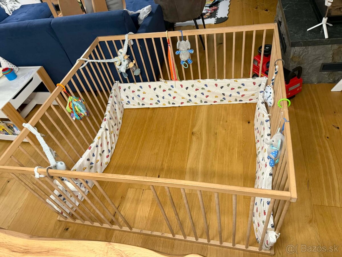 detska ohradka drevena - 2