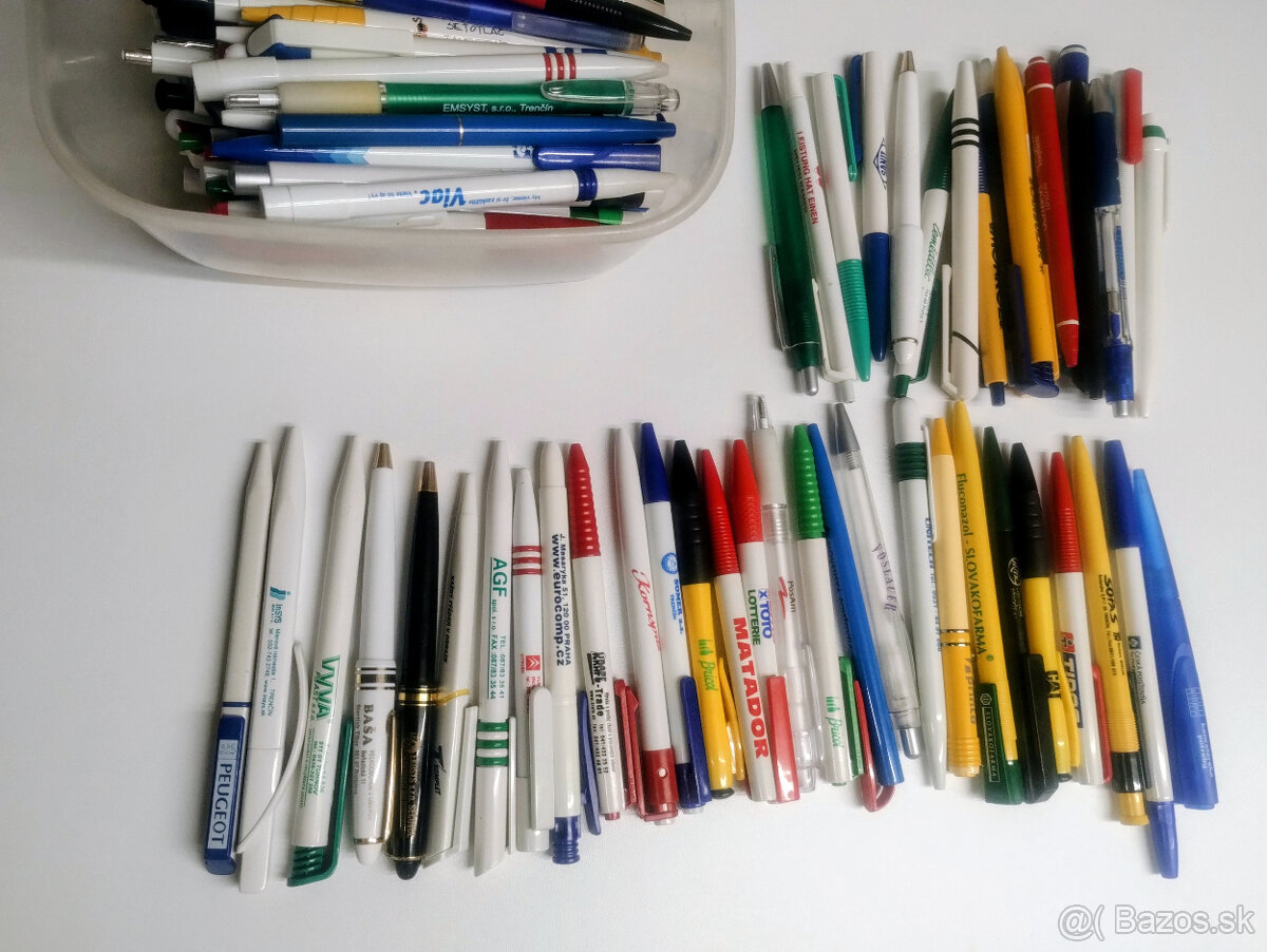 Perá guličkové, pre zberatela. - 2