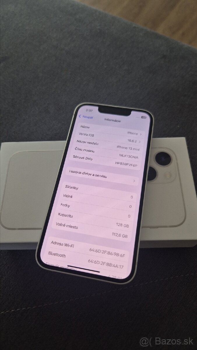 Apple iphone 13 mini 128gb biely - 2