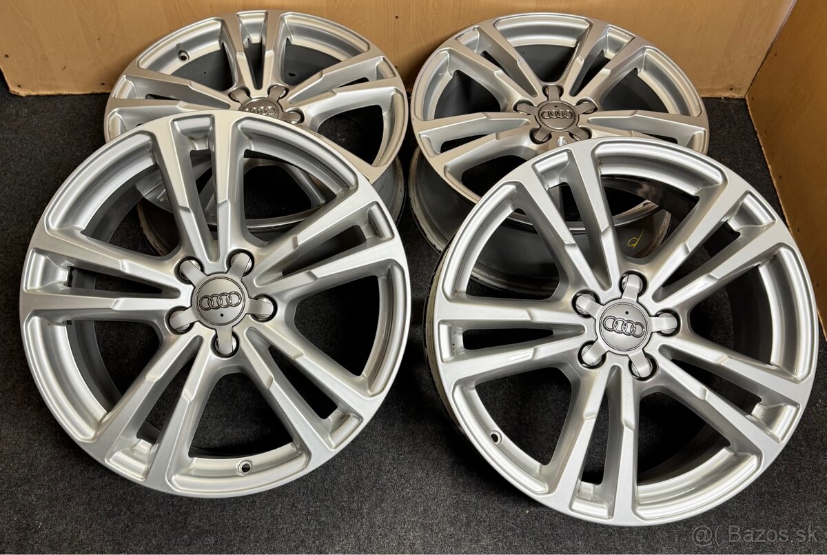 5x112 R18 Original Audi ET 43 strieborne - 2
