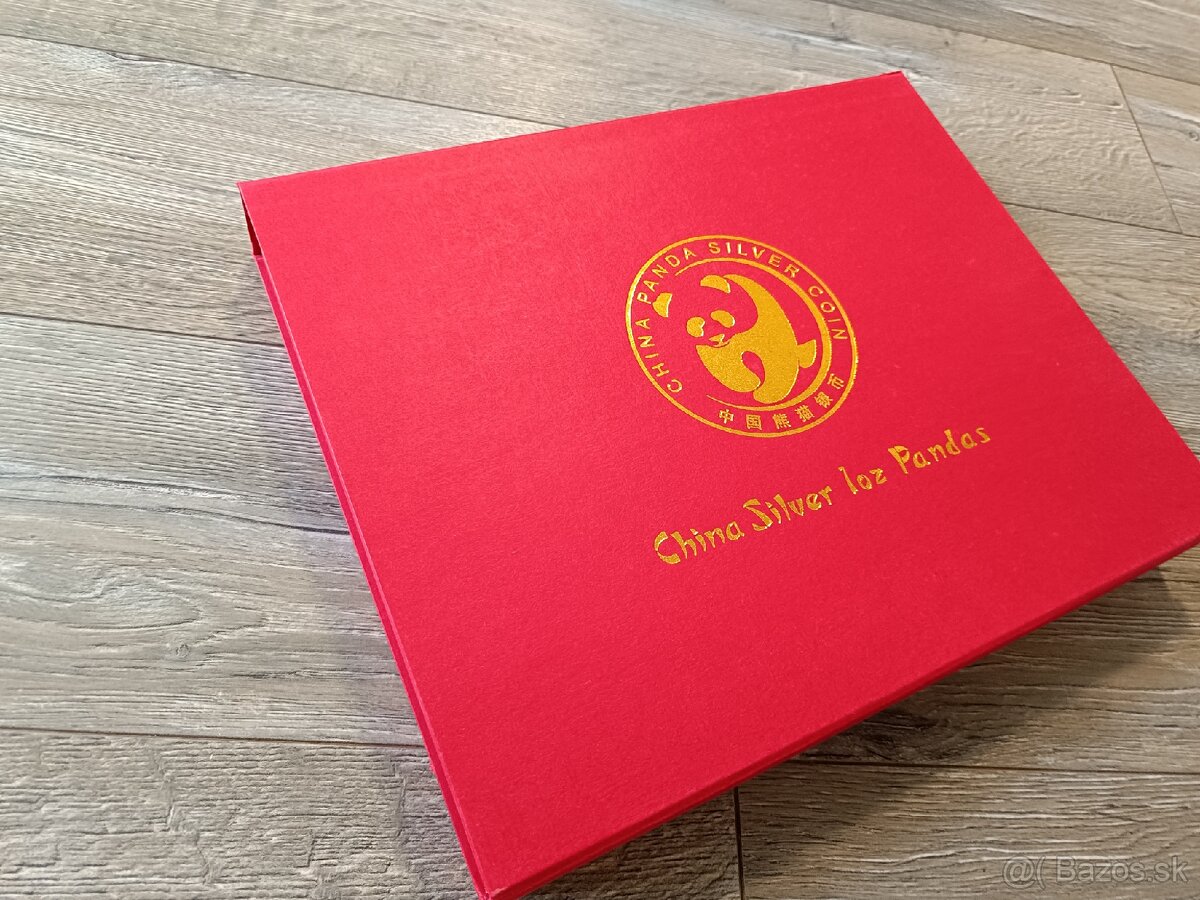 Krabička na 40 ks strieb. mincí Čínska Panda - 2