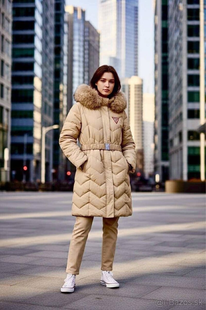 Hnedá bunda Guess - 2