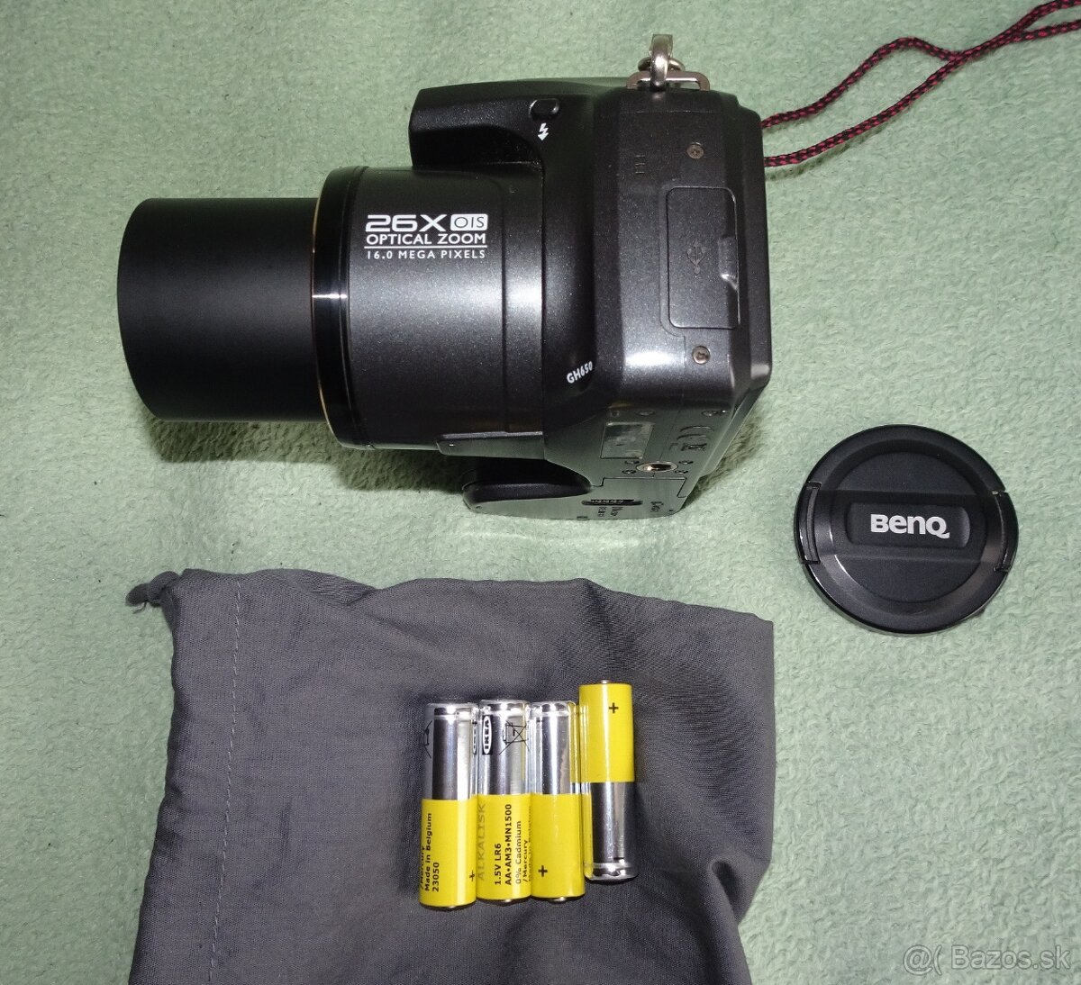 Predám digitálny superzoom BENG GH65X na 4 tuž. batérie - 2