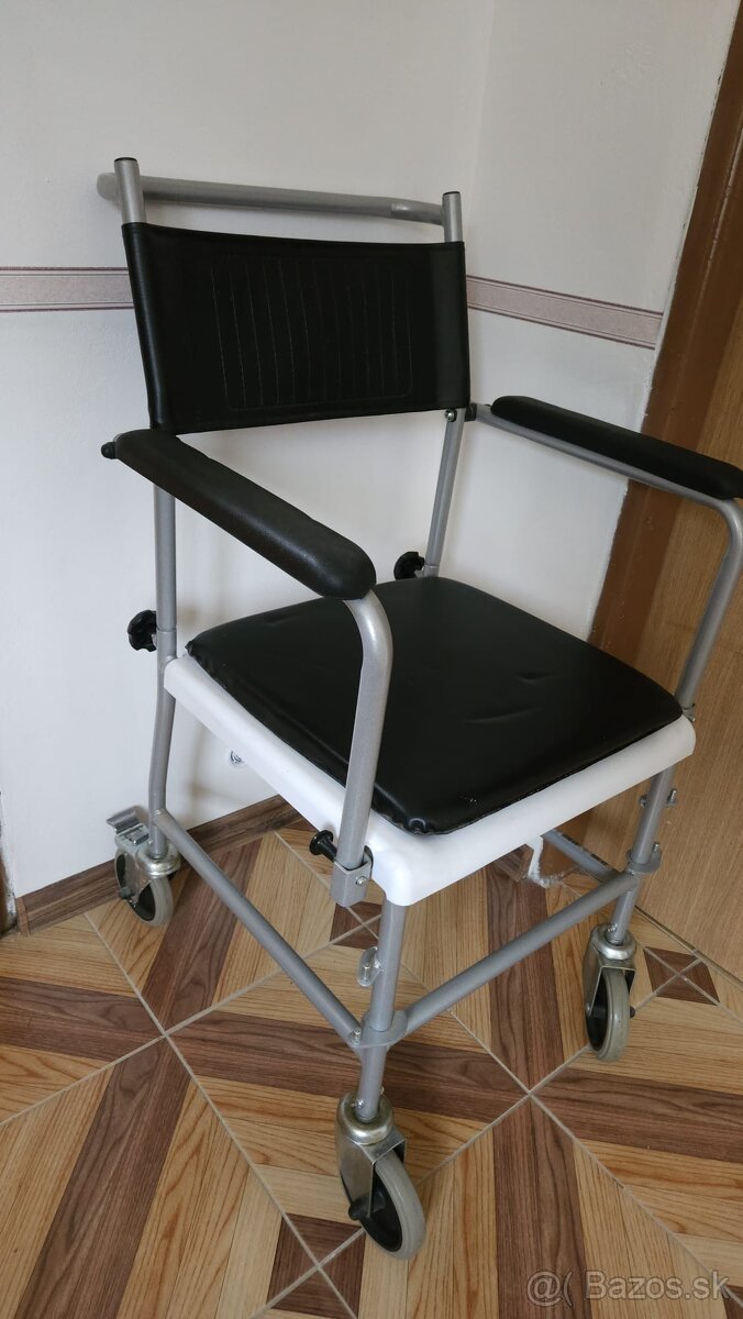 Toaletný, WC vozík na kolieskach - 2