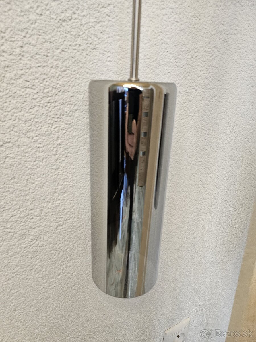 Dizajnové chrómové závesné svietidlo - 2