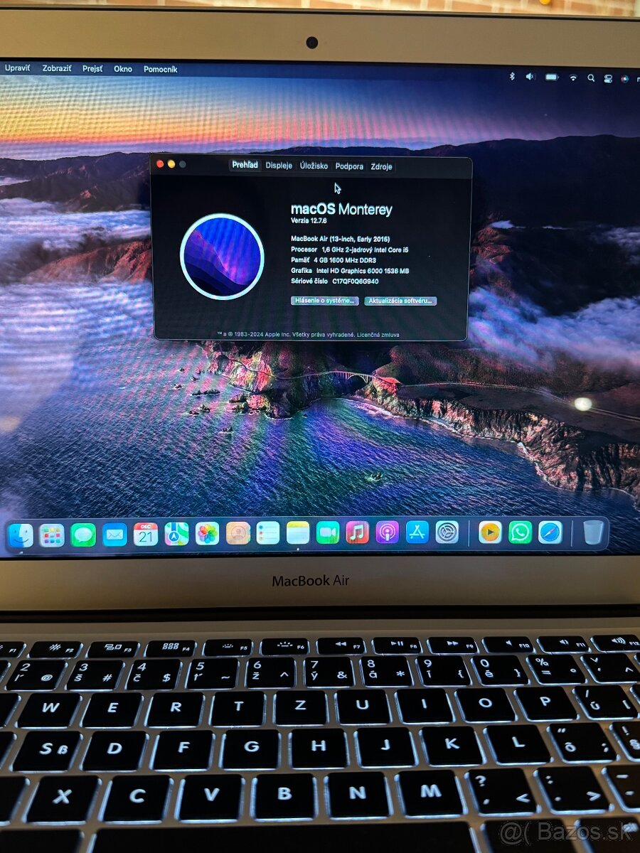 Predám MacBook Air 13” (Early 2015) - 2