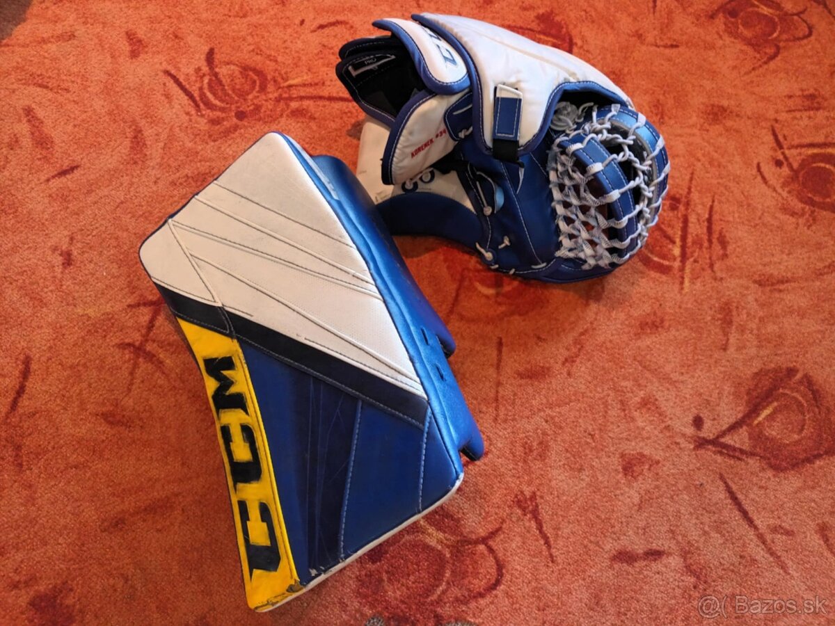 Brankárska lapačka a vyrážačka CCM EFLEX 5, senior., custom - 2