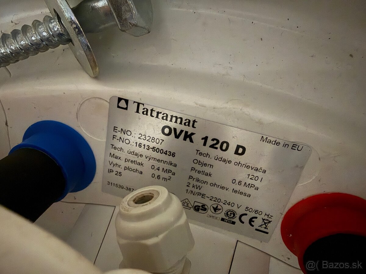 Bojler Tatramat OVK 120 D - 2