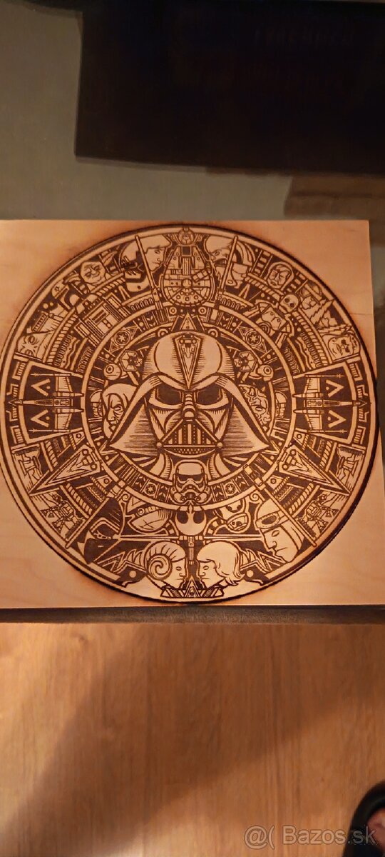 Predám star war garvirovaný obraz - 2