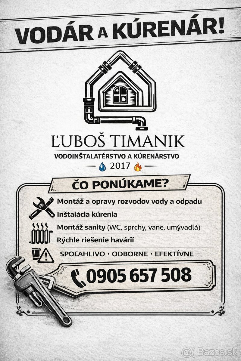 Vodoinštalatérstvo a kúrenárstvo - 2