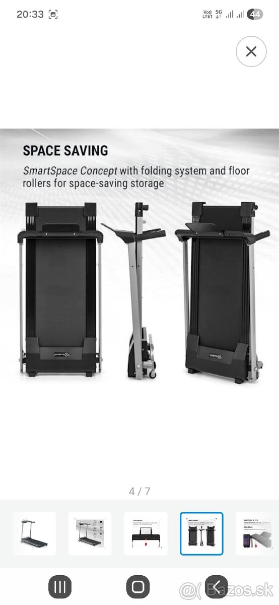 Bežecký pás Klarfit treado active - 2