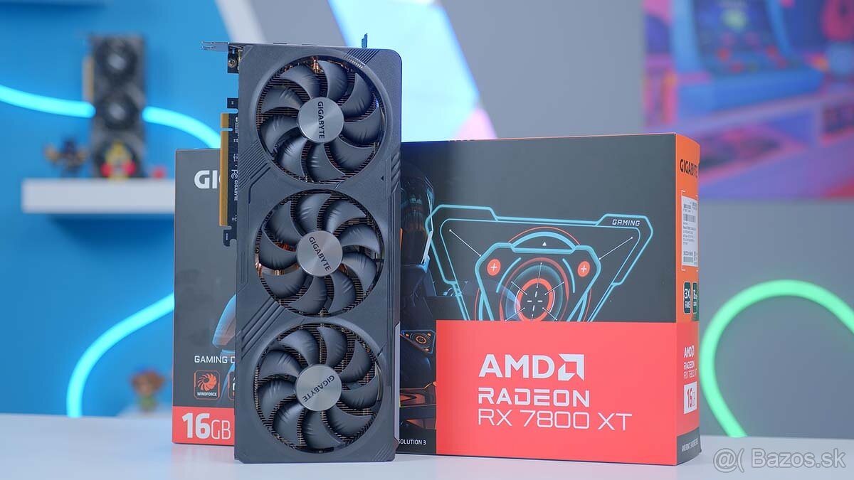 Predám grafickú kartu GIGABYTE Radeon RX 7800xt - 2