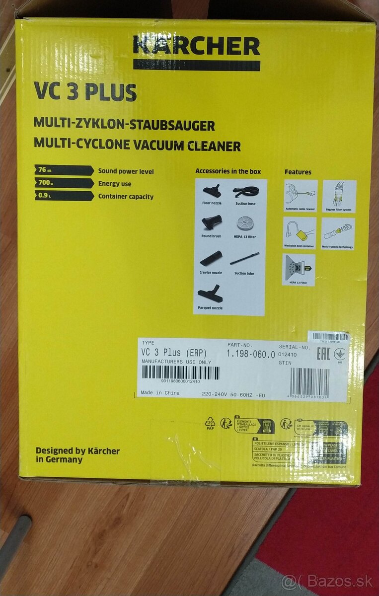 Kärcher Vc3 Plus MULTI-CYKLÓN - 2