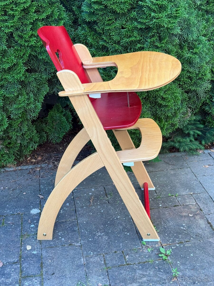 Detská stolička Pali Pappy čerešňová - 2