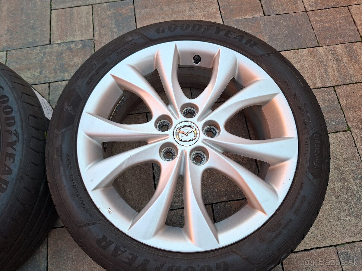 Predám hlinikové disky org.Mazda 3--R17 - 2