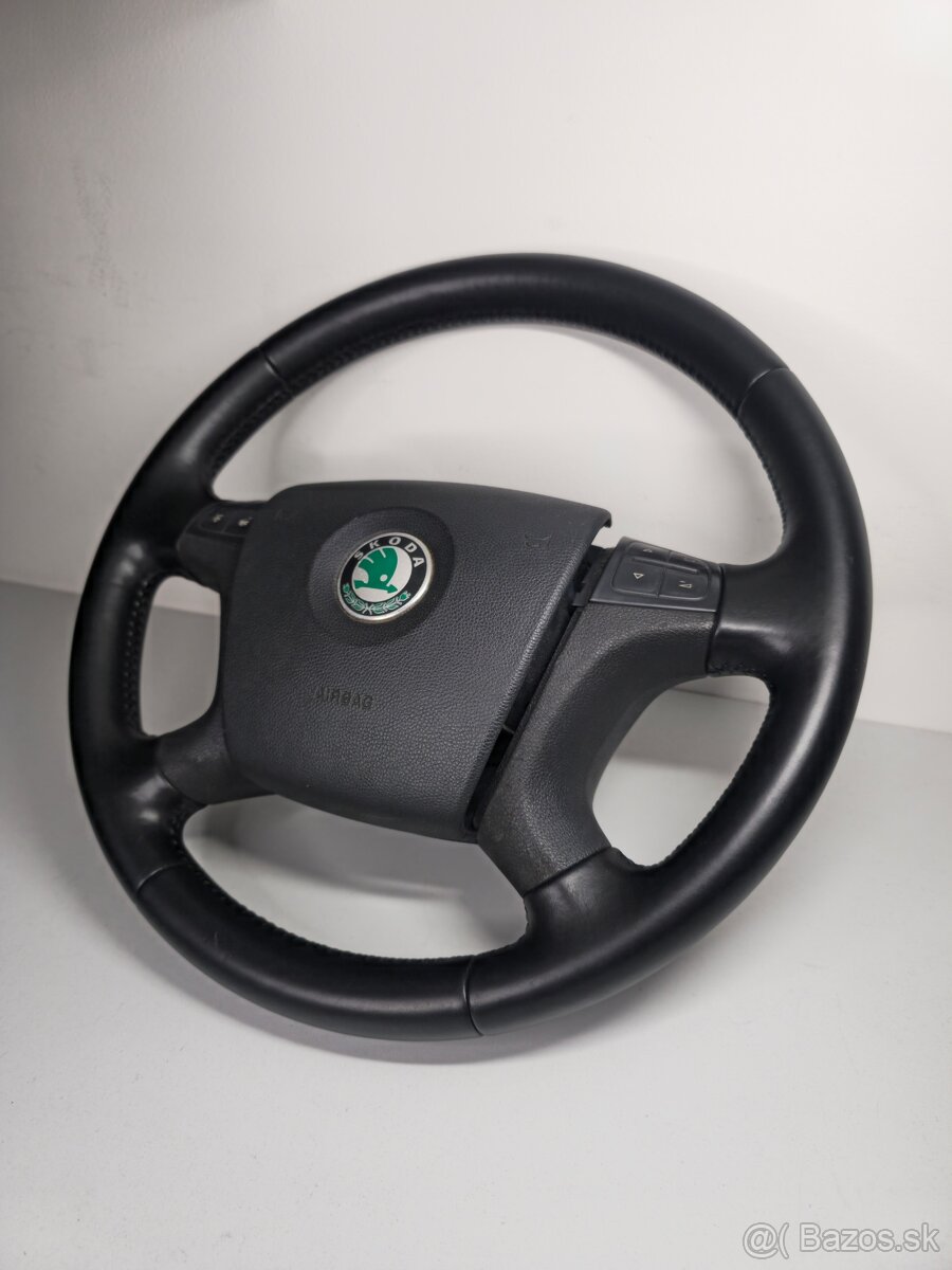 Kožený multifunkčný volant octavia 2, superb 1 - 2