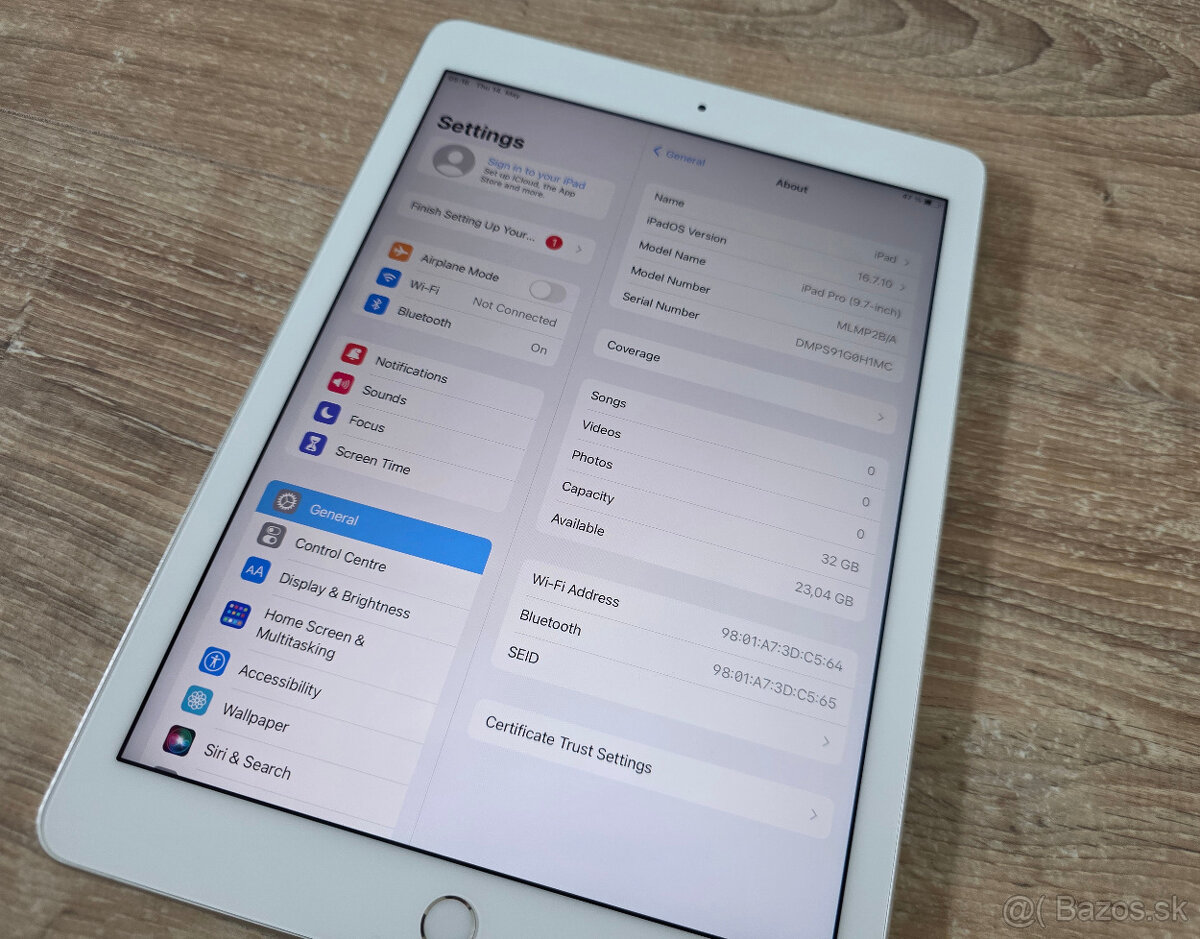 Apple iPad pro 9.7 32gb - 2