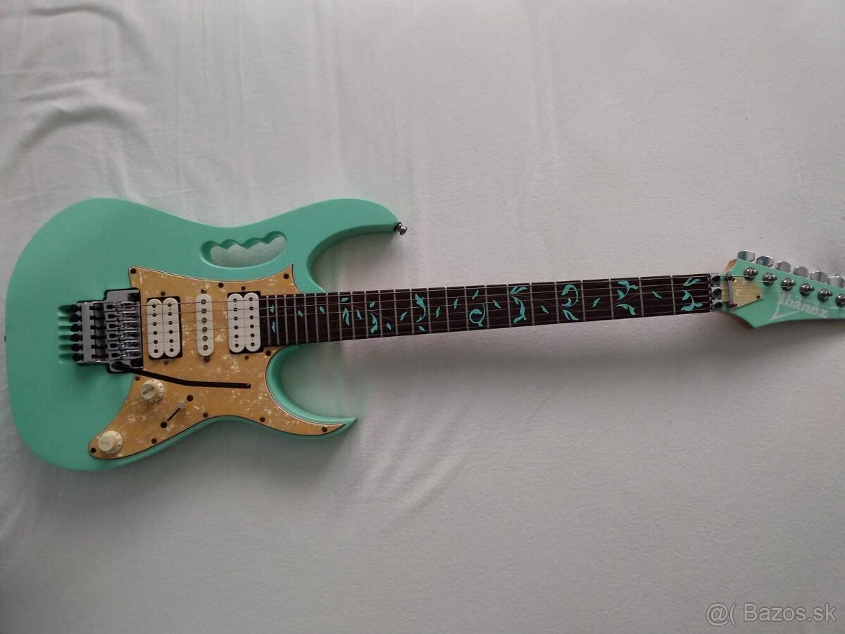 Predám elektrickú gitaru Ibanez JEM 70V SFG Premium - 2