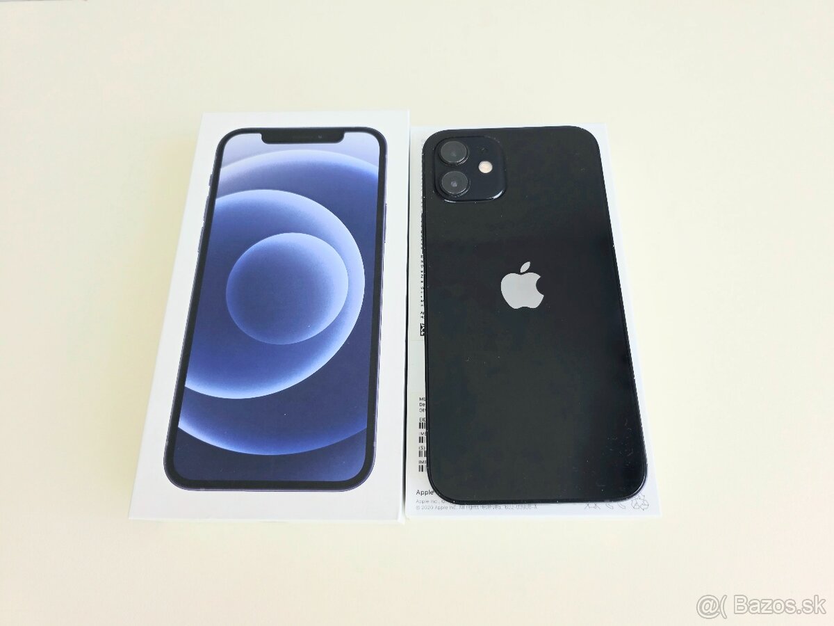 APPLE IPHONE 12 256GB BLACK,BATERKA 100% - 2