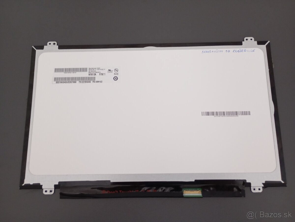predám 14" LED SLIM displej B140HAN02 IPS - 2