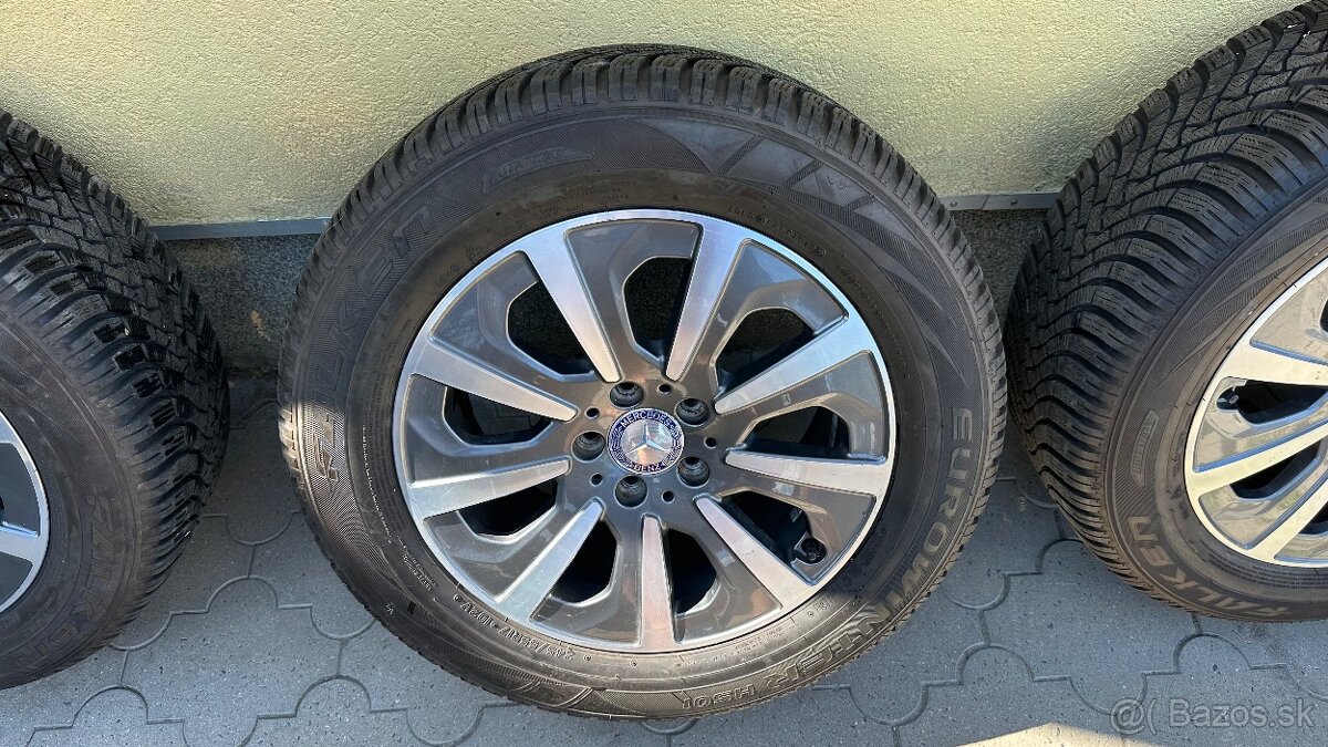 Predam na mercedes E originálnu zimnú sadu kolies 245/55R17 - 2