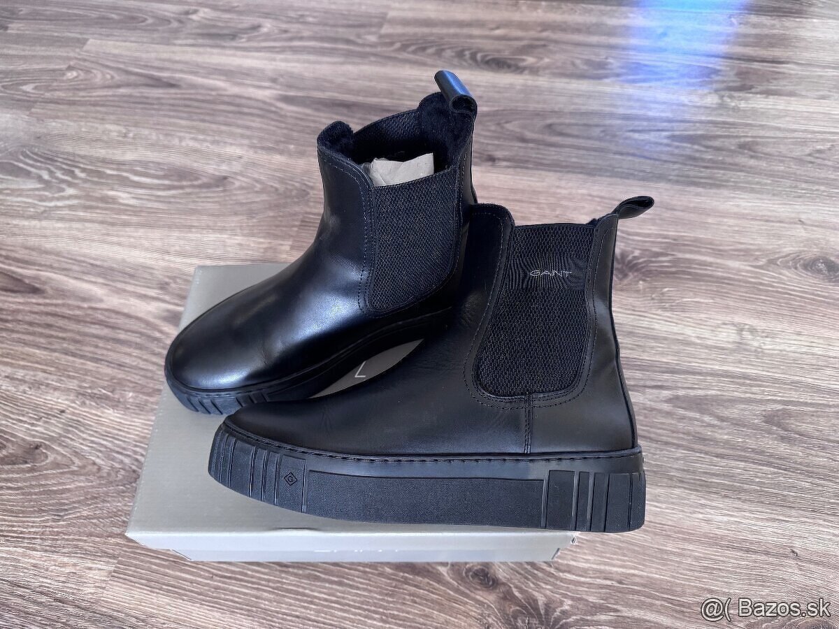 Gant dámské kožené chelsea topánky Snowmont - veľkosť 40 - 2