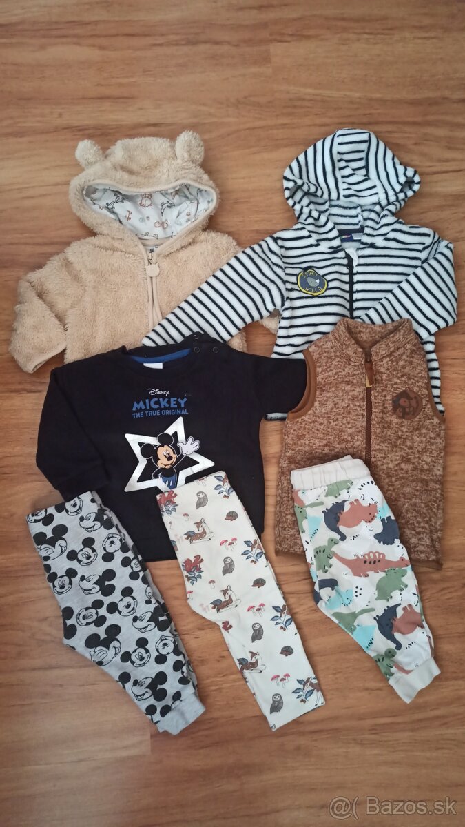 Balík zimného a jarného oblečenia v.74 pre chlapčeka - 2