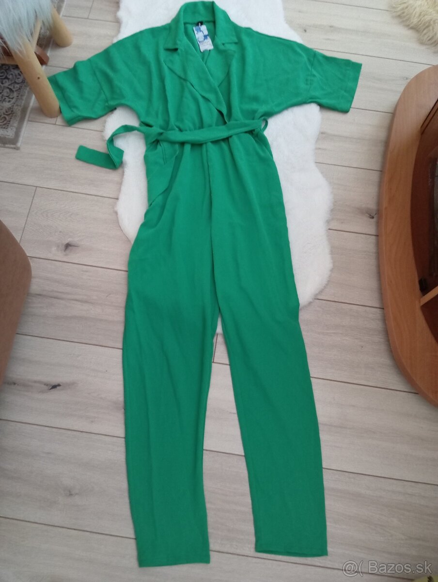 Dámsky zeleny overal M - 2