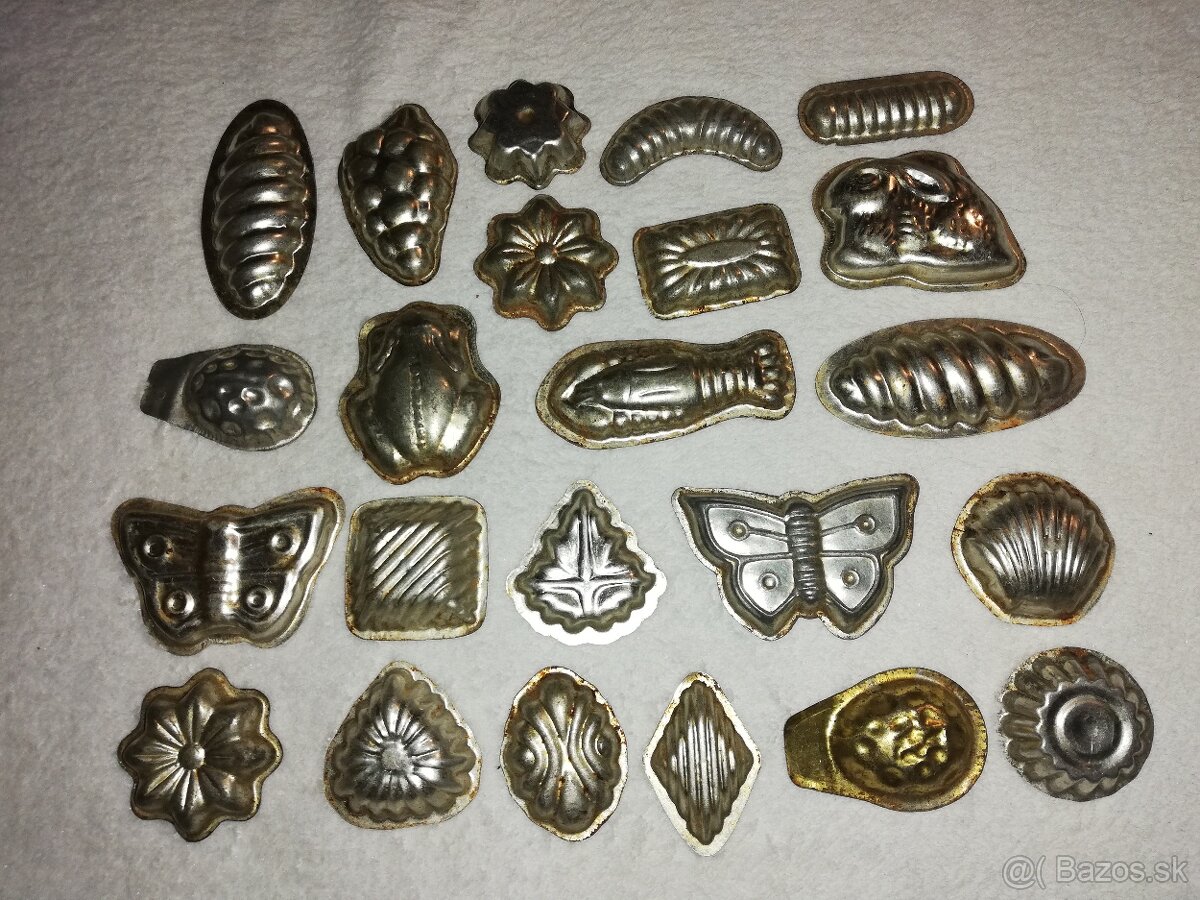 Staré vianočné formičky na čokoládu - 2